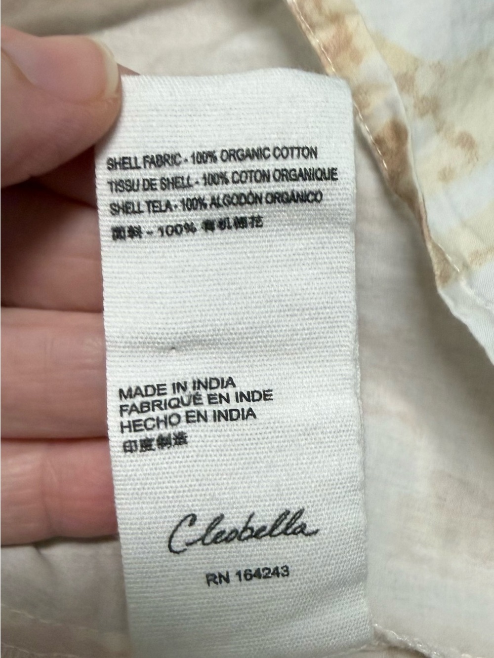 Cleobella Catalina Midi Dress Cream and Tan Puff Sleeves Sz Medium - Picture 12 of 12